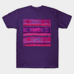 pink purple antique carpet close-up, abstract minimal minimalistic stylish modern texture, For custom orders please DM me. T-Shirt